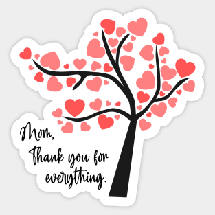 Thank you Mom Sticker